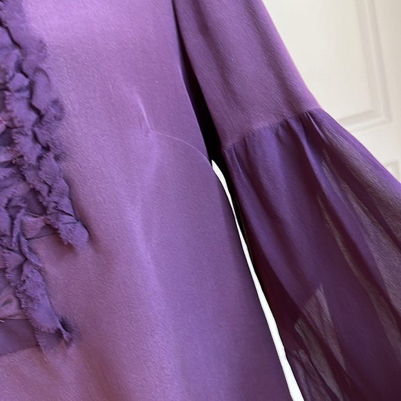 Nanette Lepore silk blouse with intricate bodice design. New without tags - Picture 4 of 12